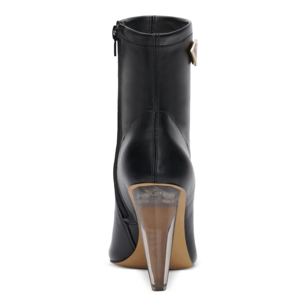 MATEO BY INC Womens Black Arch Support Luisa Pointed Toe Stiletto Booties 6 M - Picture 2 of 4